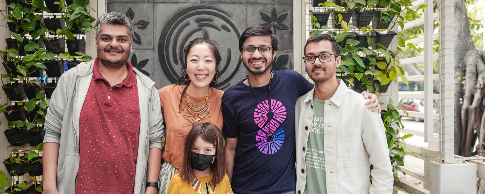Manas with the design team at Sundial